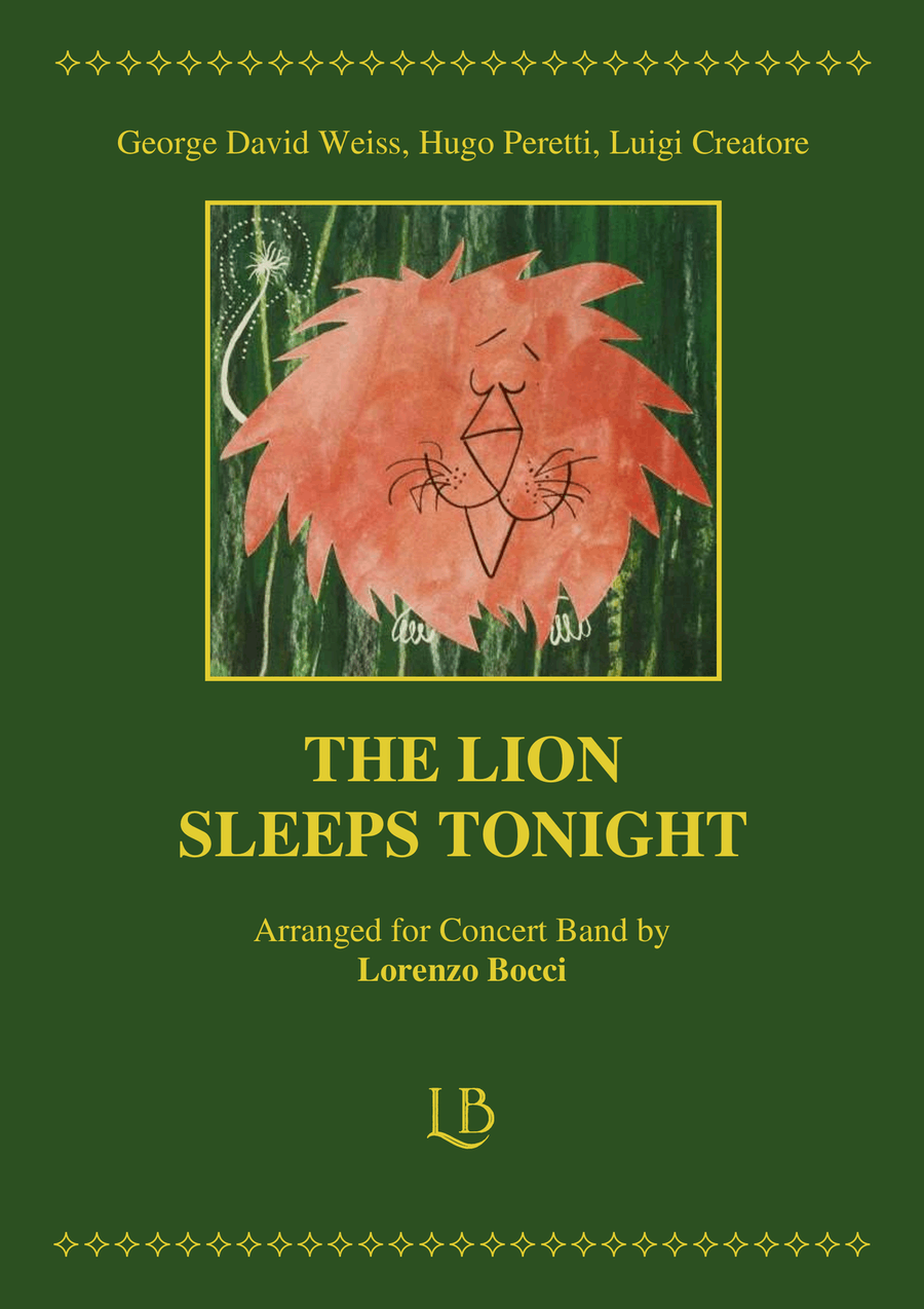 The Lion Sleeps Tonight Concert Band scores gallery preview page 1