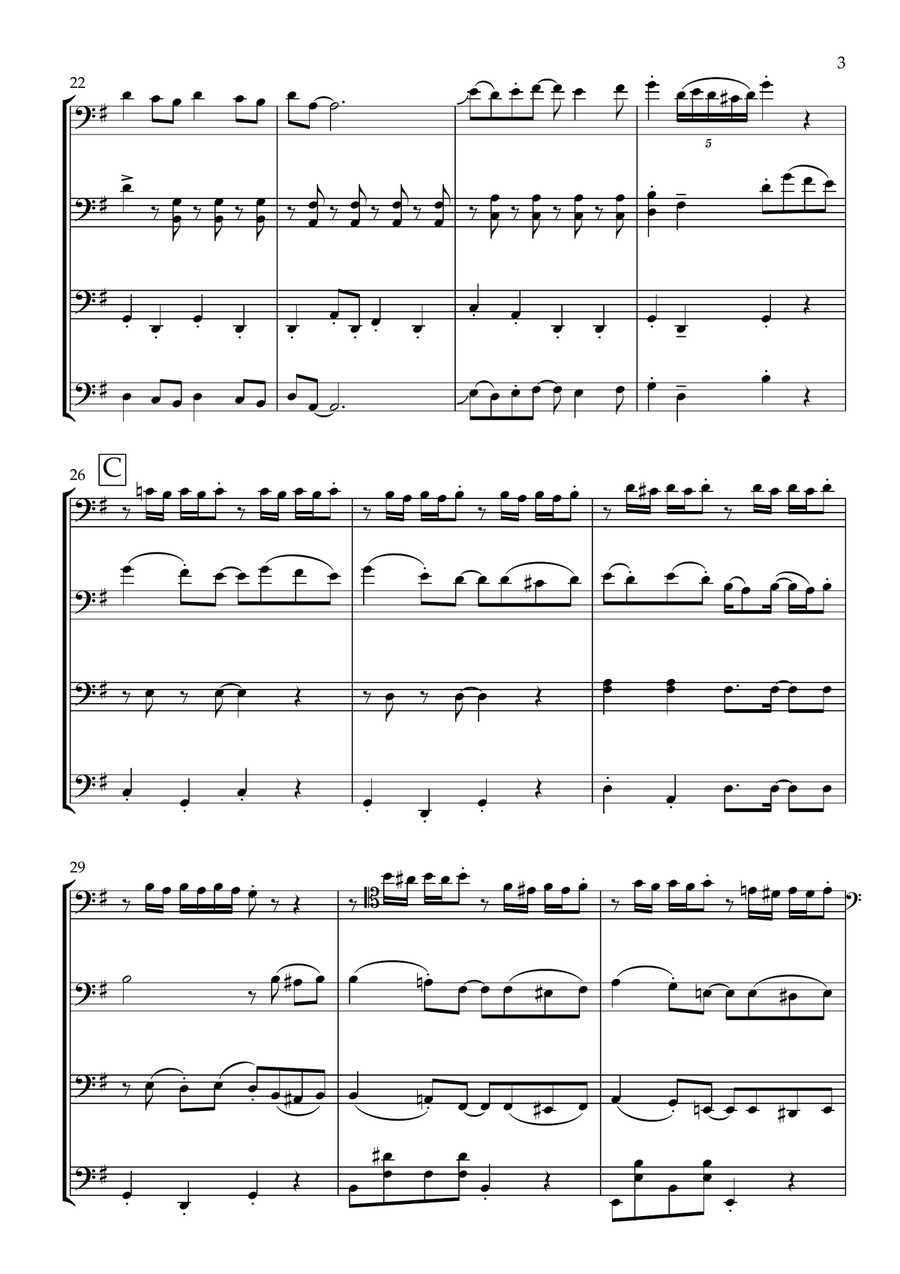 Wallace And Gromit Theme Small Ensemble scores gallery preview page 5