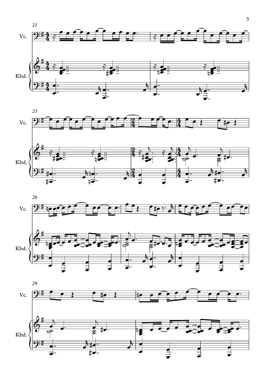 Virtual Insanity Virtual Insanity Piano scores gallery preview page 3