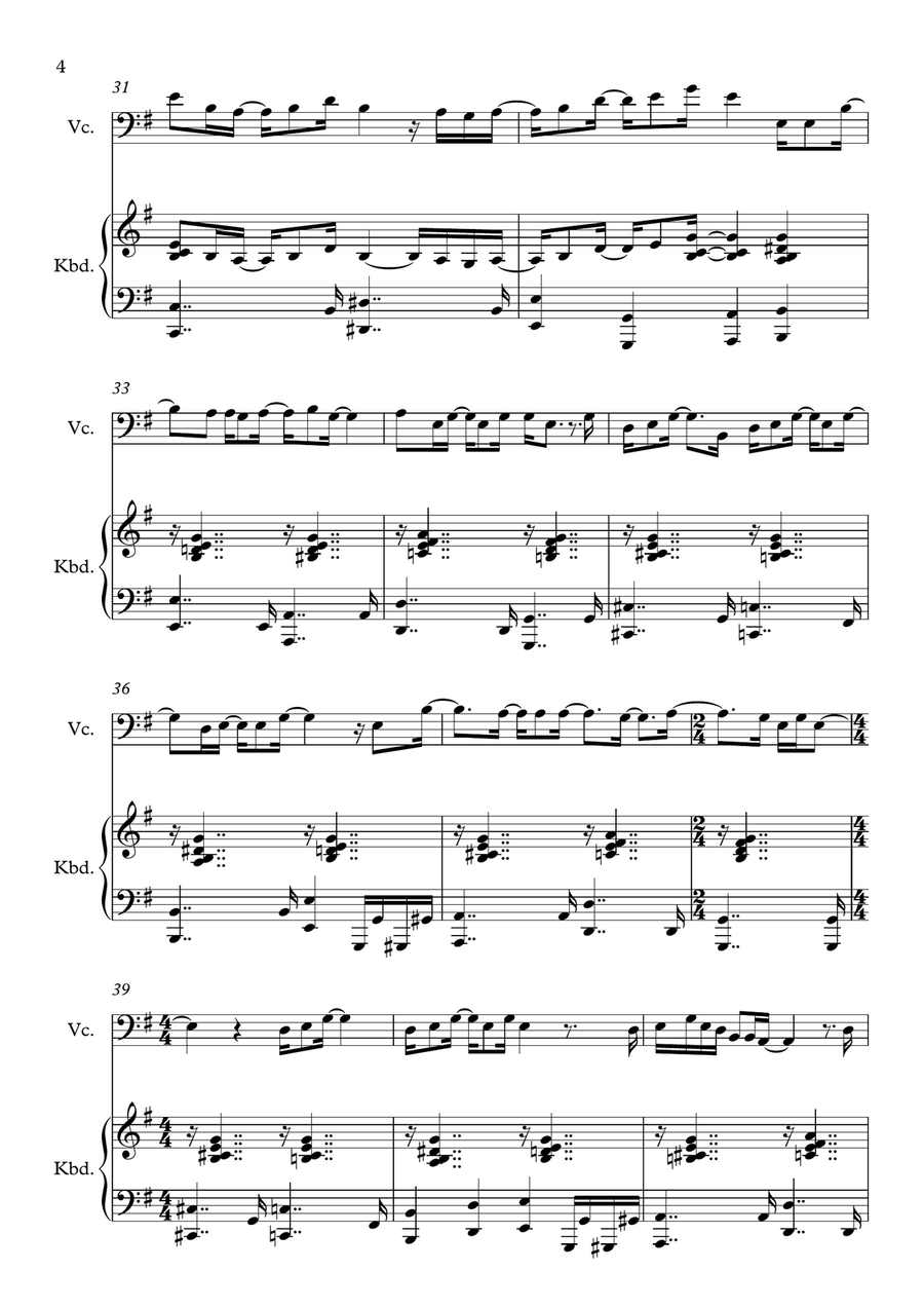 Virtual Insanity Virtual Insanity Piano scores gallery preview page 4