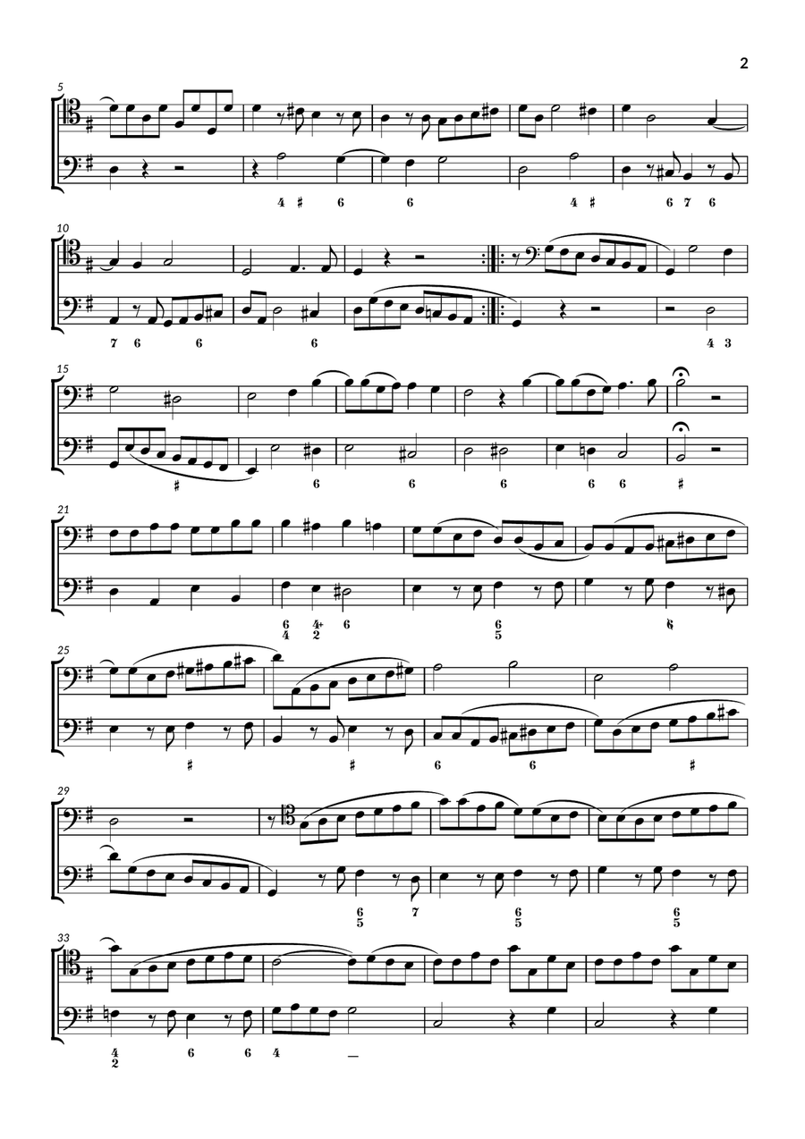 Cello Sonata in G Major Cello Sonata in G Major Piano scores gallery preview page 2