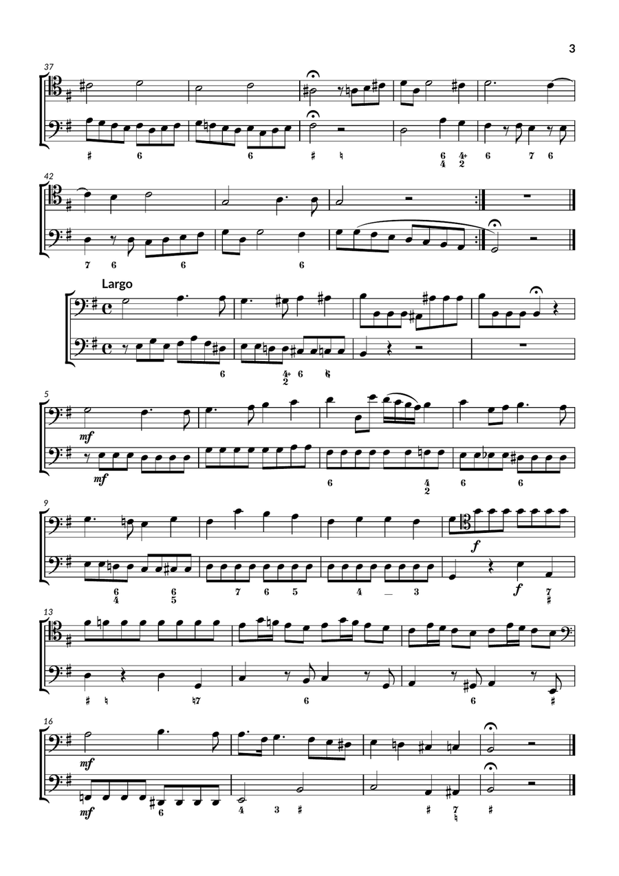 Cello Sonata in G Major Cello Sonata in G Major Piano scores gallery preview page 3