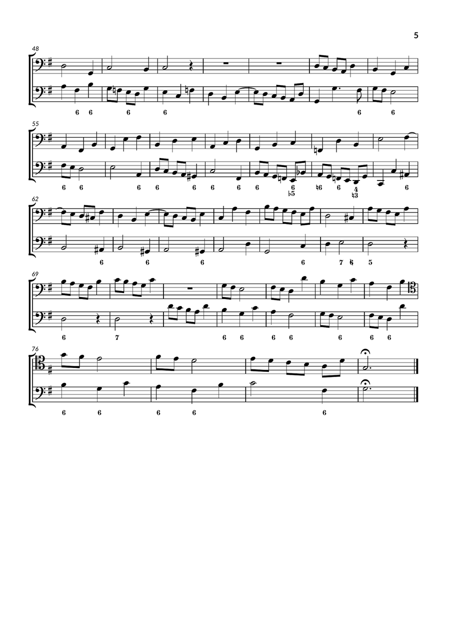 Cello Sonata in G Major Cello Sonata in G Major Piano scores gallery preview page 5