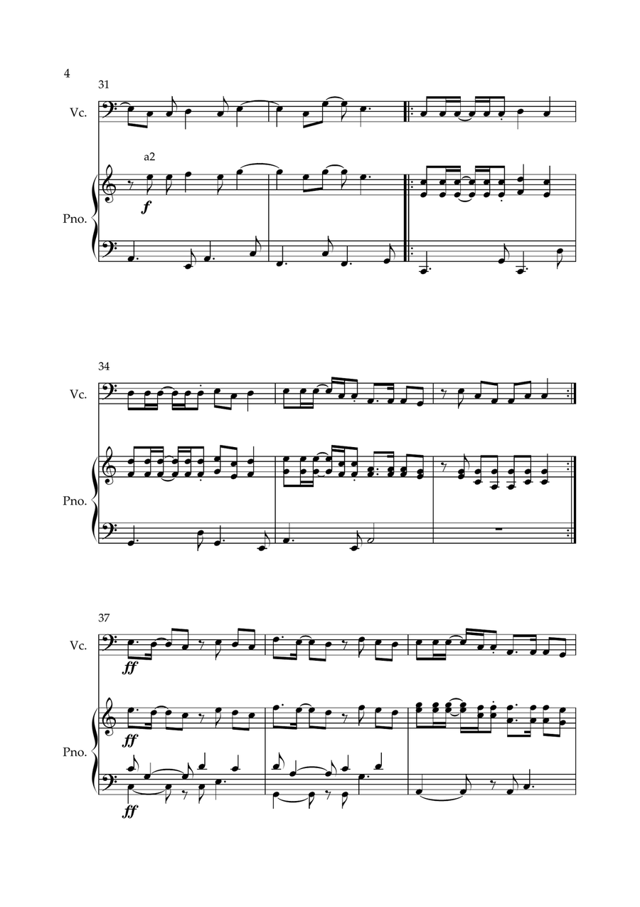 Waka Waka (This Time For Africa) Piano scores gallery preview page 4