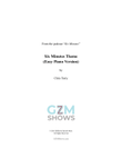 Six Minutes Theme - Easy Piano