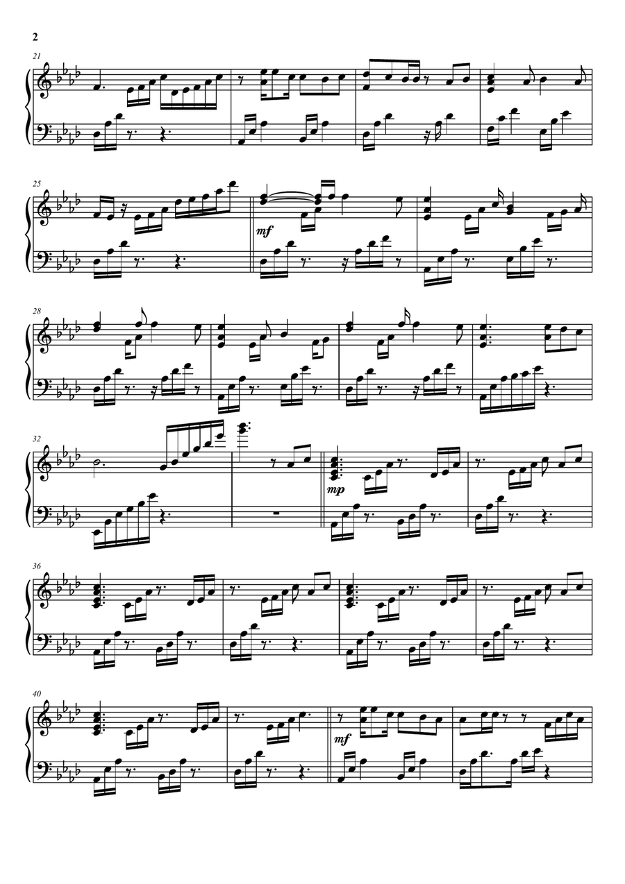 Tenerife Sea Tenerife Sea Harp scores gallery preview page 2