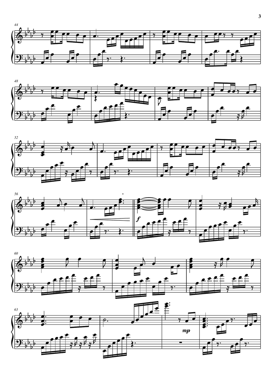 Tenerife Sea Tenerife Sea Harp scores gallery preview page 3