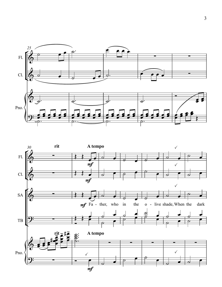 Olive Shade Olive Shade 4-Part scores gallery preview page 3