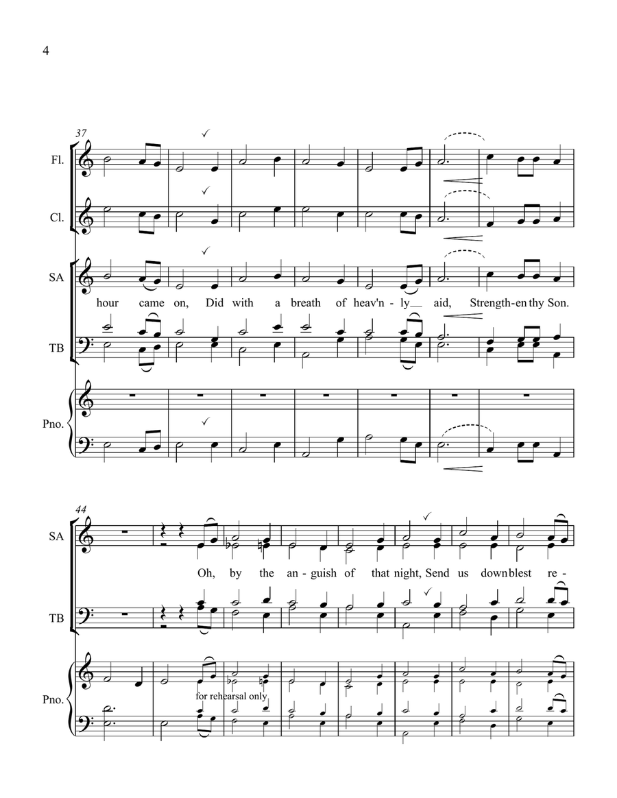 Olive Shade Olive Shade 4-Part scores gallery preview page 4