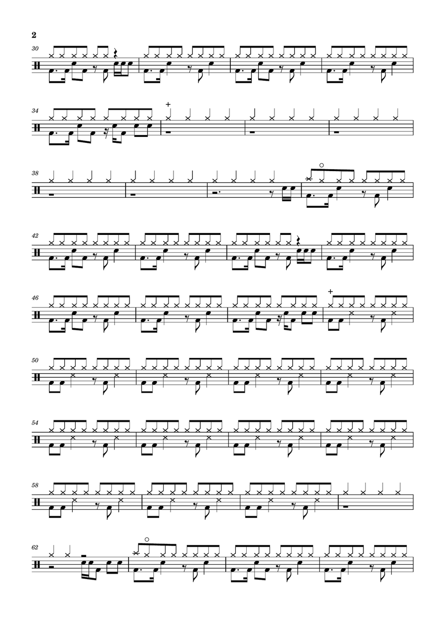 Head Over Feet Head Over Feet Drum Set scores gallery preview page 2