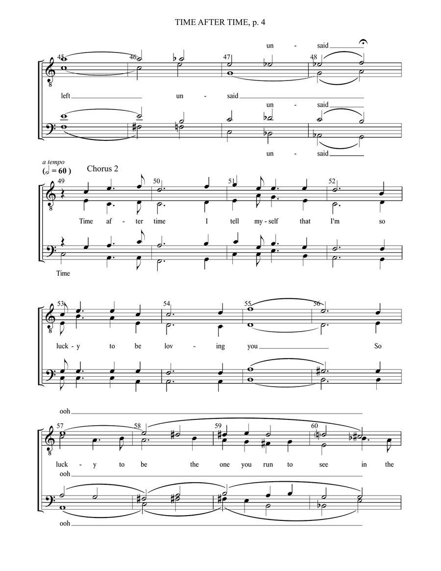 Time After Time Time After Time TTBB scores gallery preview page 5