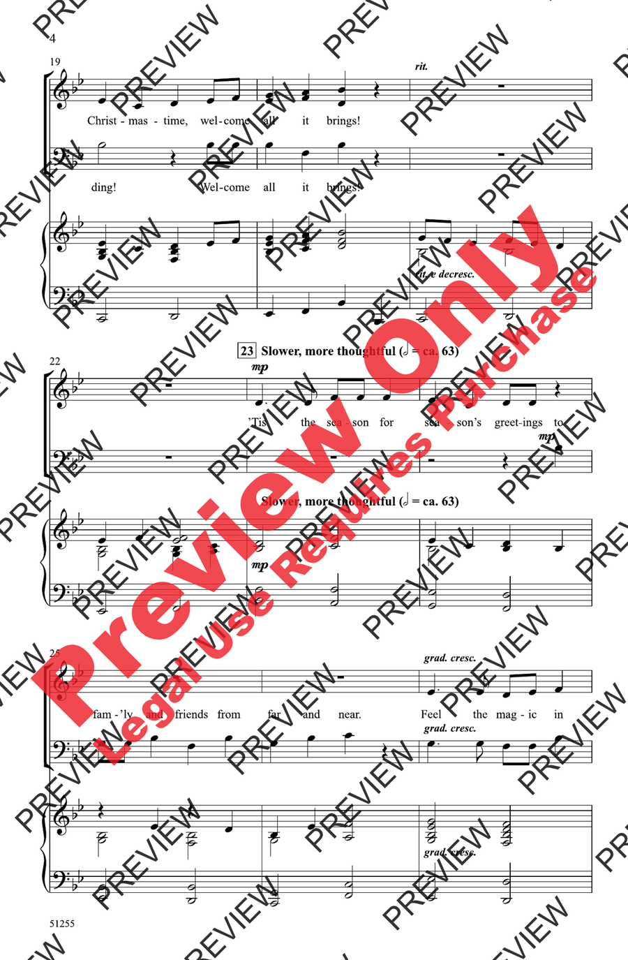 Hear the Bells Ring! Hear the Bells Ring! 3-Part scores gallery preview page 4