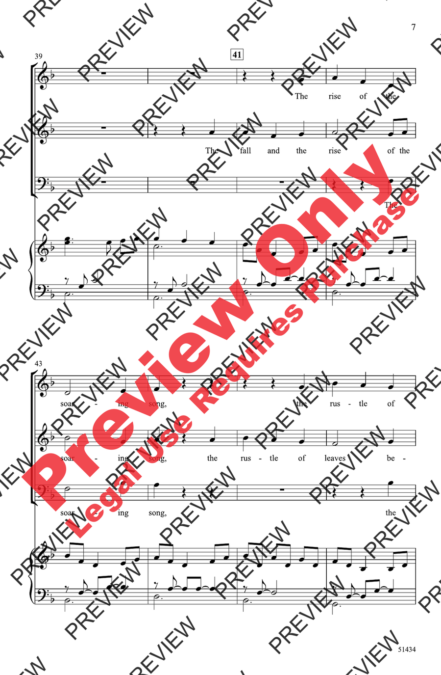 The Owl, the Wind, and the Moon 3-Part scores gallery preview page 7