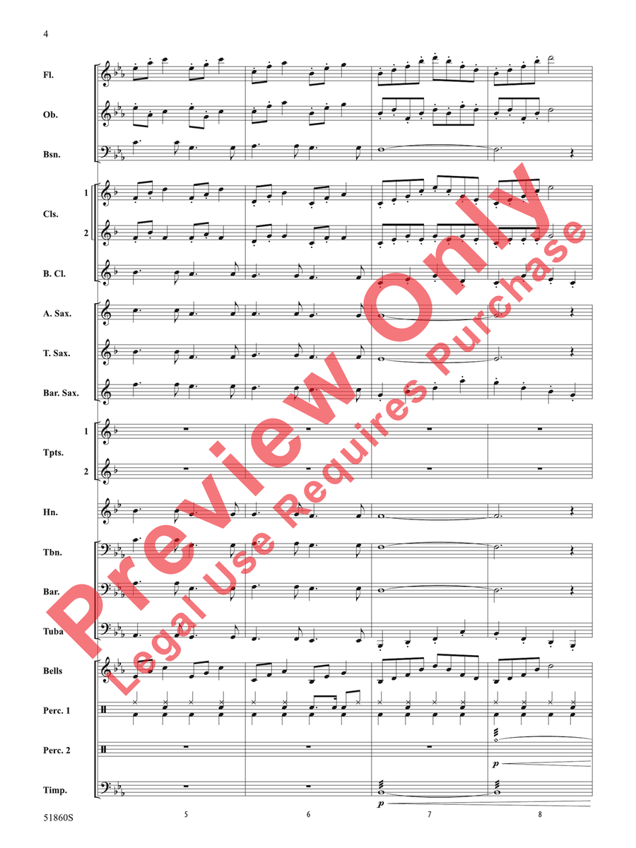 Please Please Please Please Please Please Concert Band scores gallery preview page 5