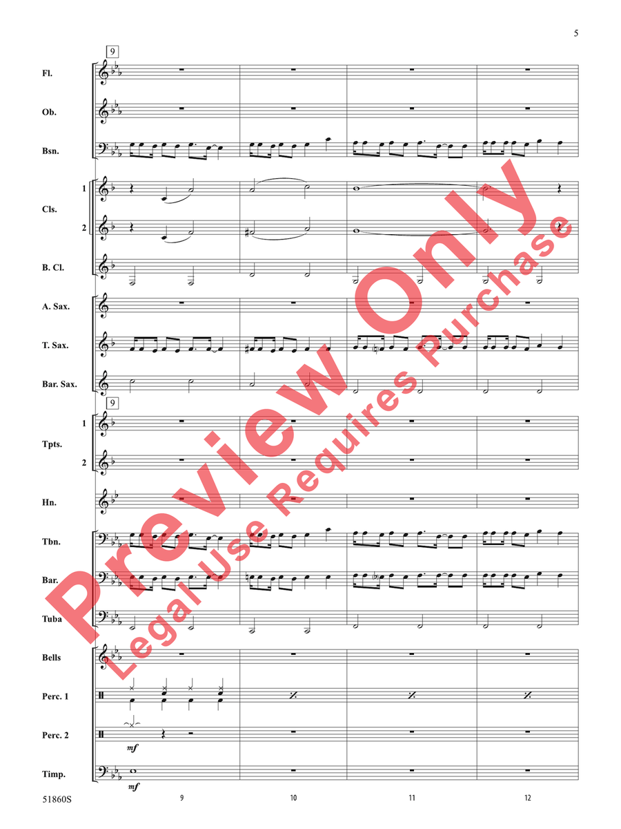 Please Please Please Please Please Please Concert Band scores gallery preview page 6