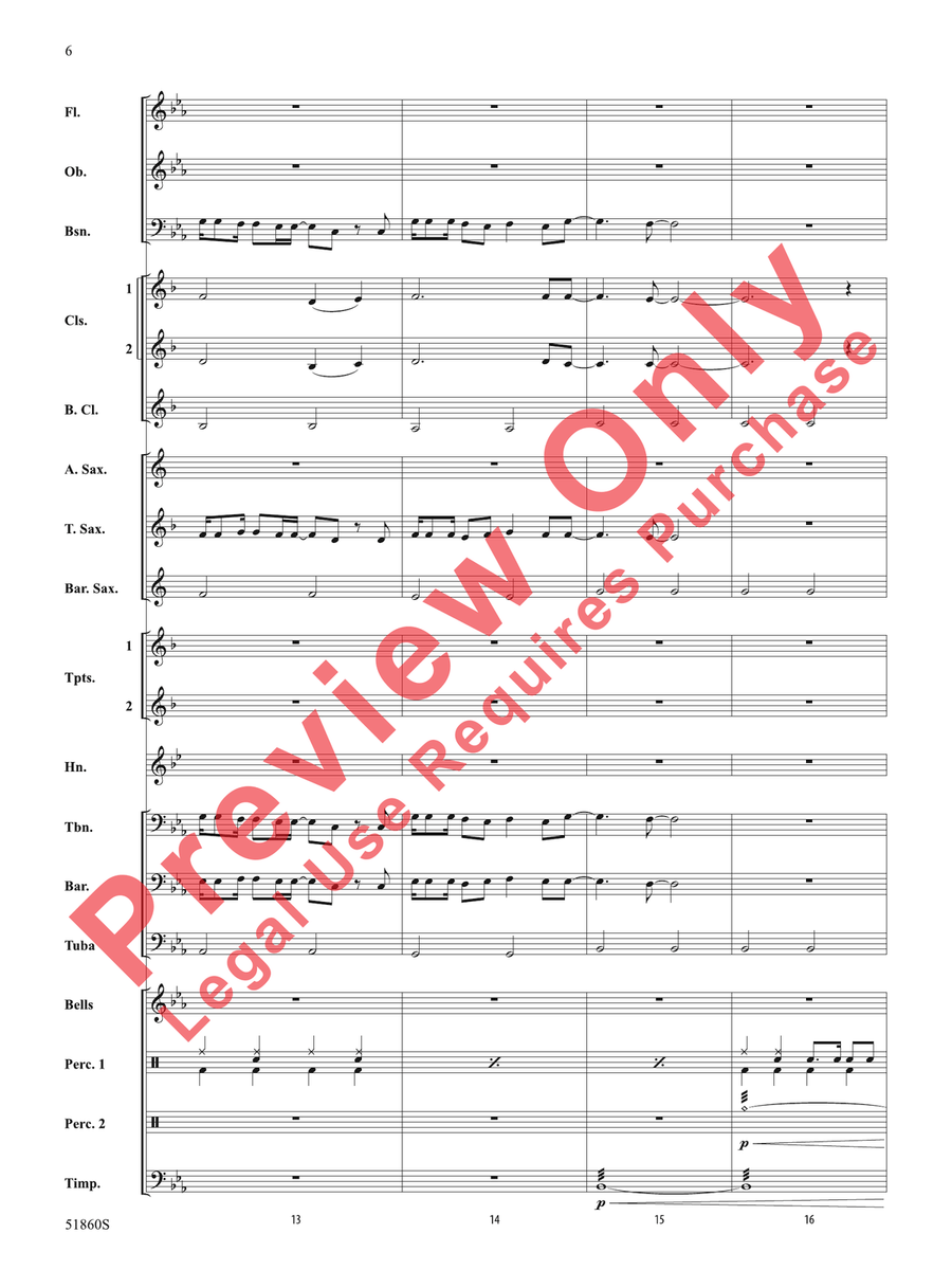 Please Please Please Please Please Please Concert Band scores gallery preview page 7