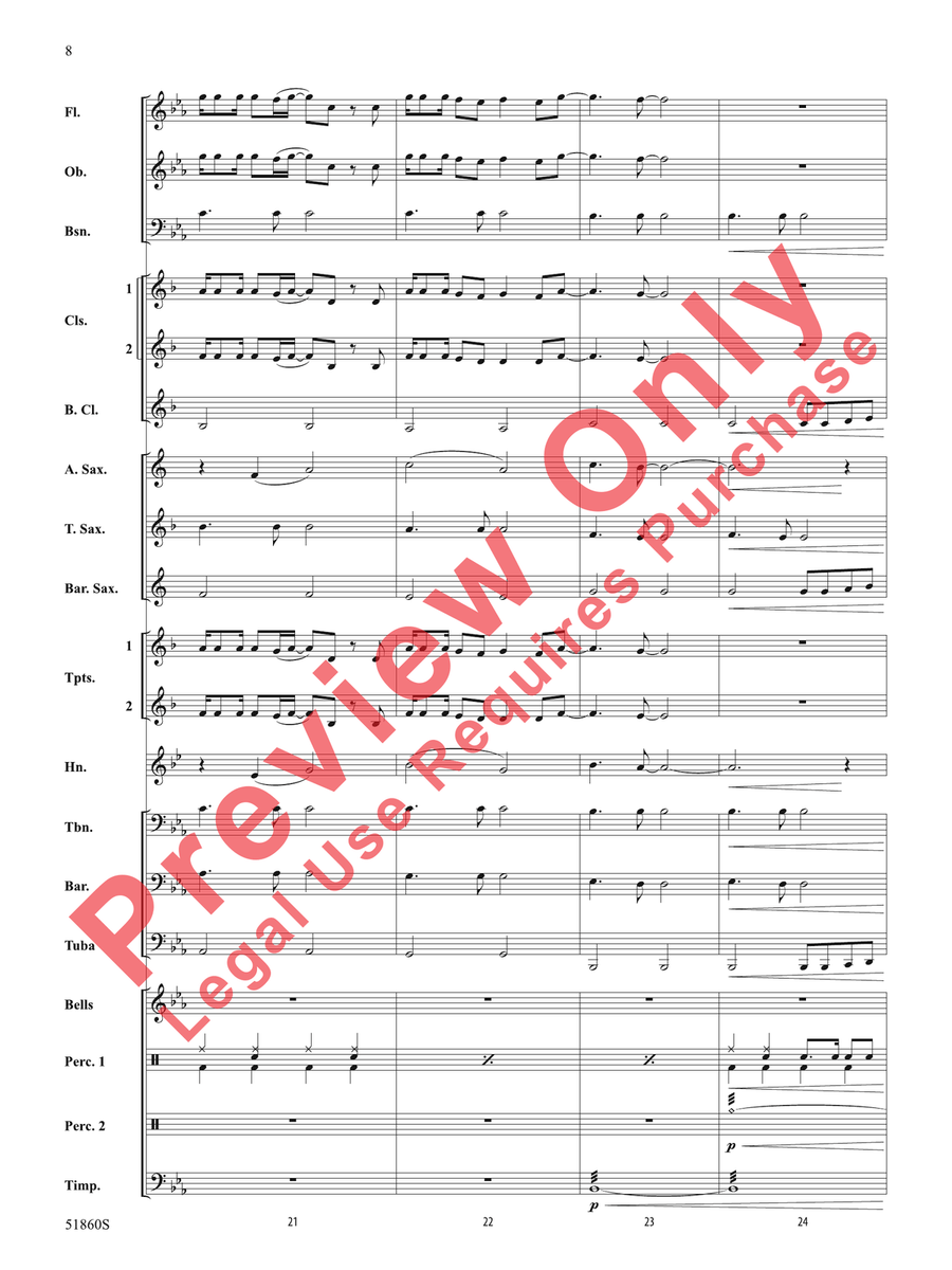 Please Please Please Please Please Please Concert Band scores gallery preview page 9