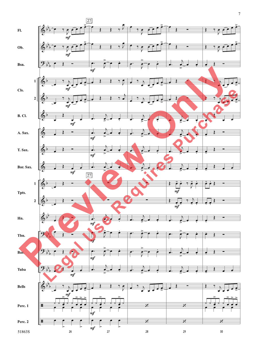 We Can't Be Friends Concert Band scores gallery preview page 8