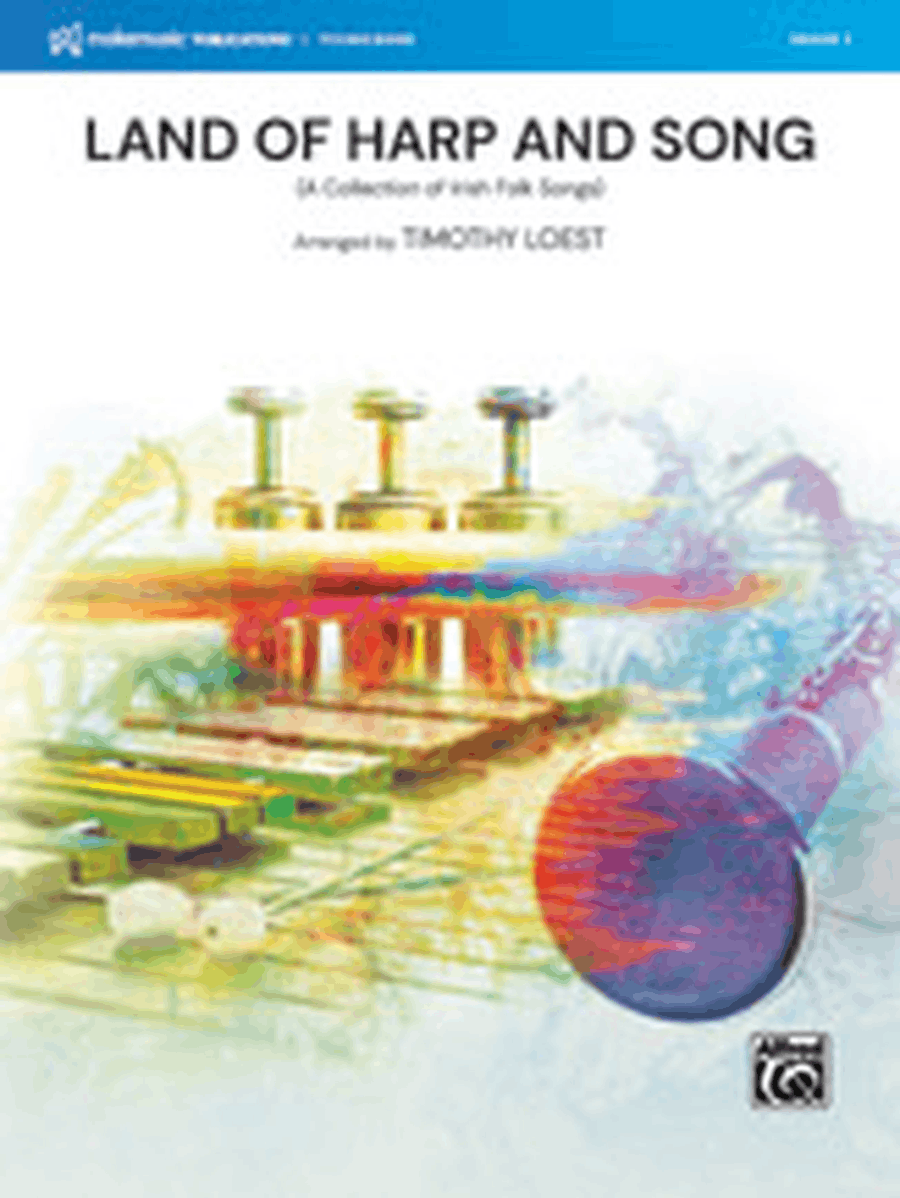 Land of Harp and Song Concert Band scores gallery preview page 1