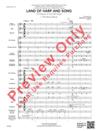 Land of Harp and Song Concert Band scores gallery preview page 5