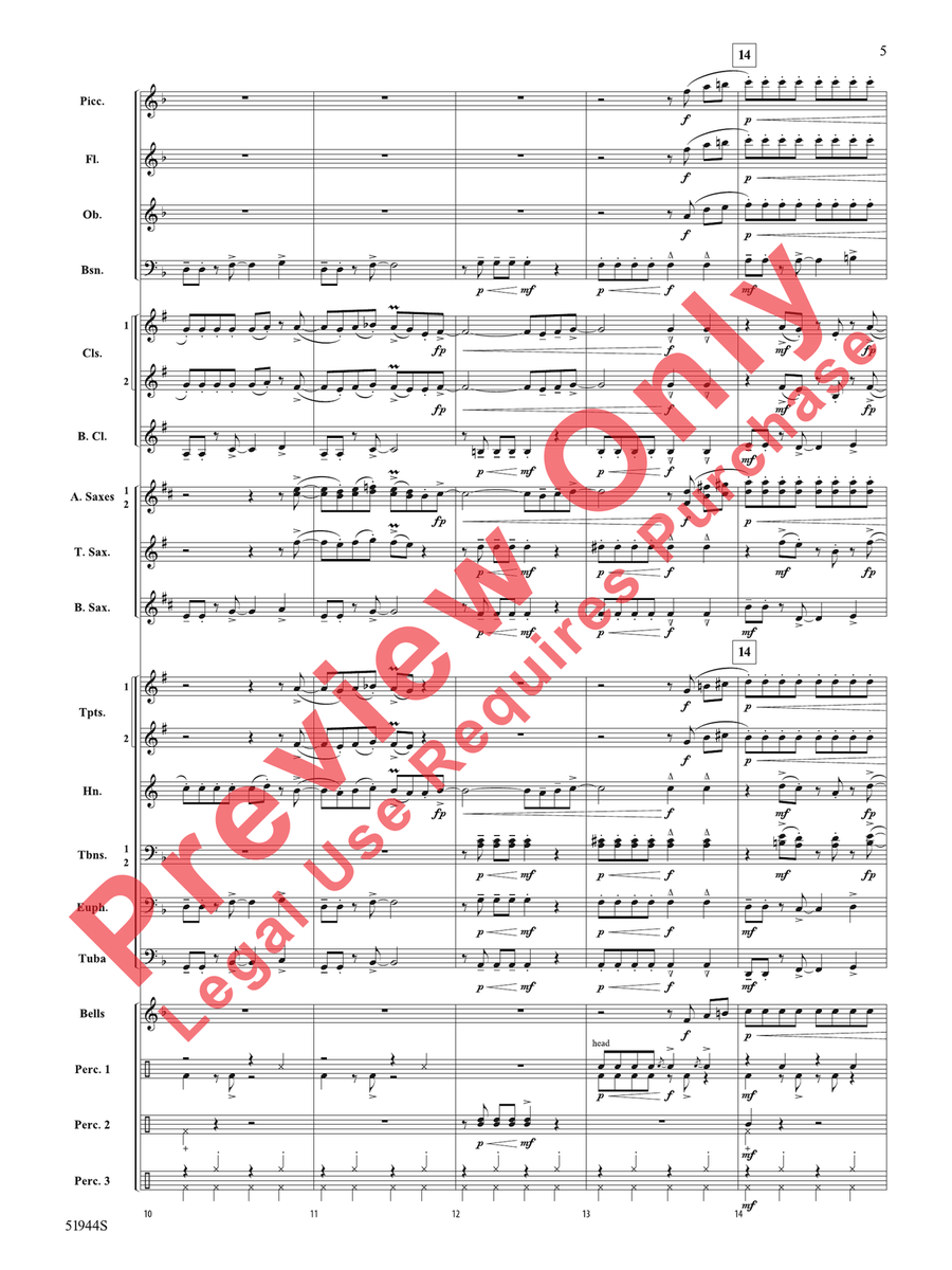 Rizz Rizz Concert Band scores gallery preview page 6