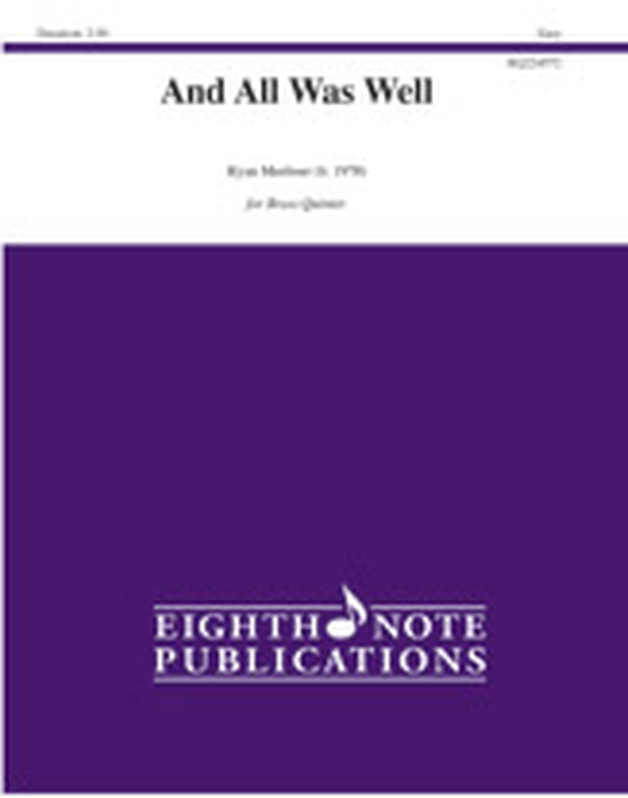 And All Was Well And All Was Well Brass Quintet scores gallery preview page 1