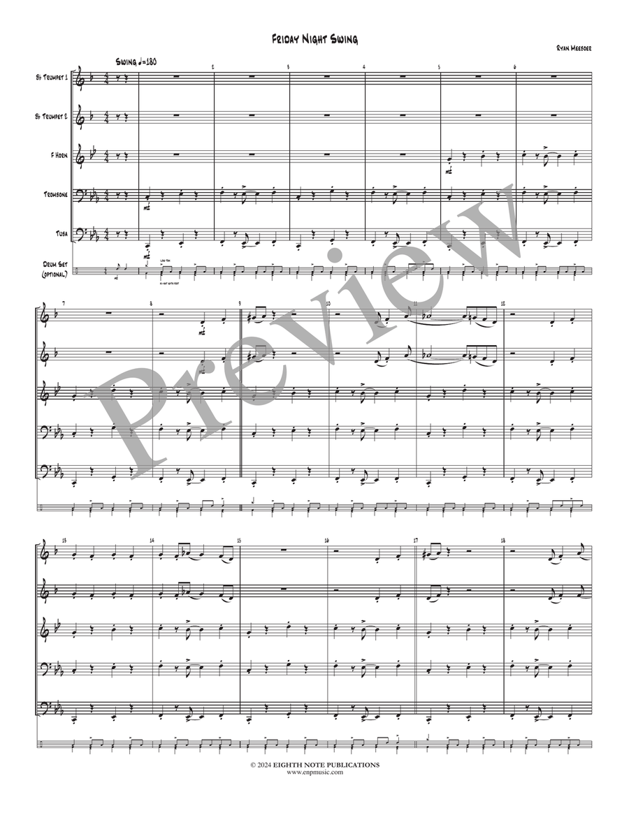 Friday Night Swing Friday Night Swing Small Ensemble scores gallery preview page 3