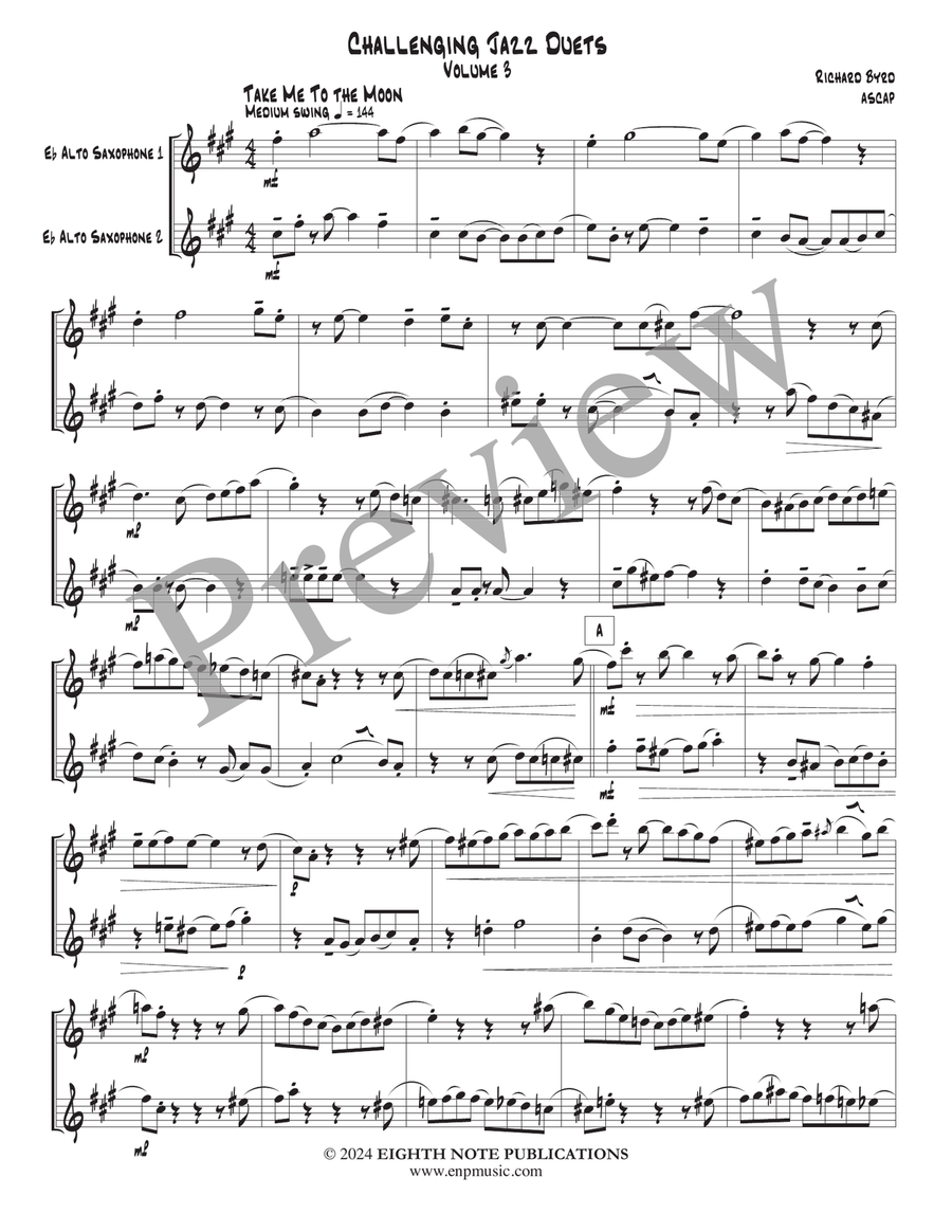 Challenging Jazz Duets Volume 3 Woodwind Duet scores gallery preview page 3