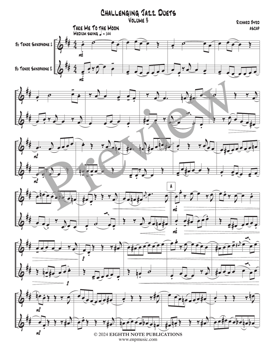 Challenging Jazz Duets Volume 3 Woodwind Duet scores gallery preview page 3