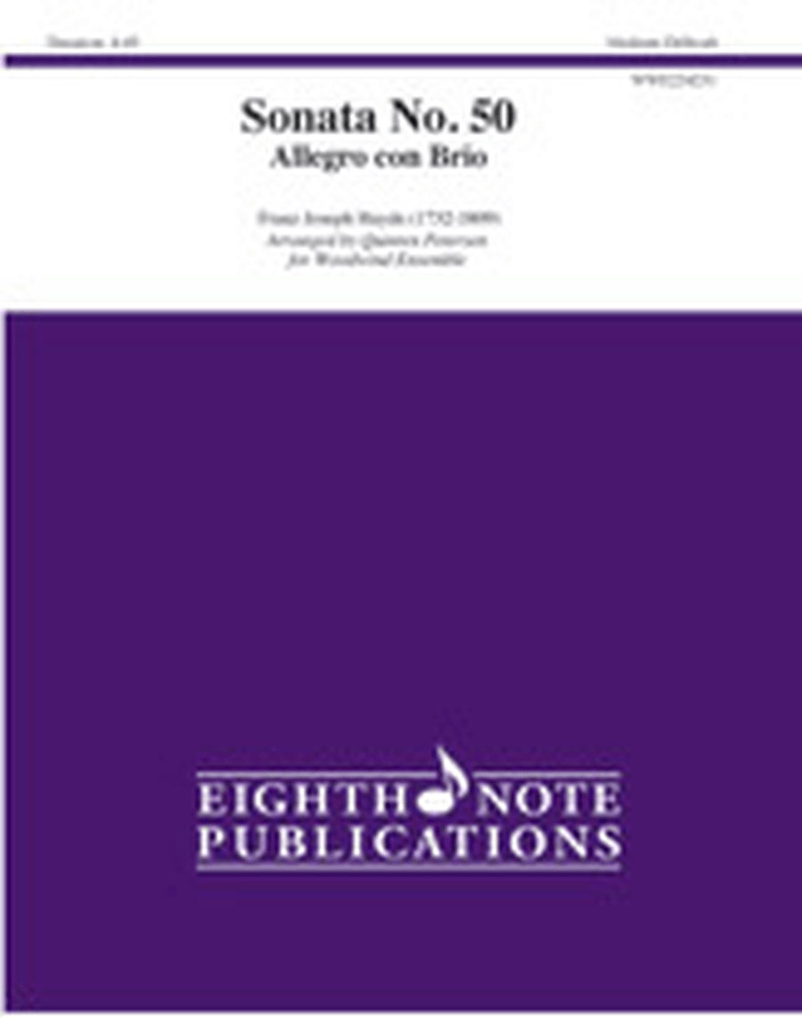 Sonata No. 50 - Allegro con Brio Woodwind Ensemble scores gallery preview page 1