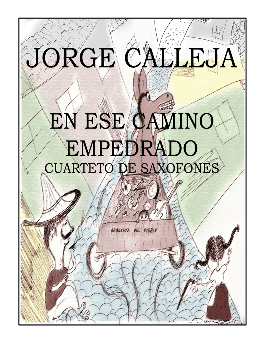 En Ese Camino Empedrado Saxophone Quartet scores gallery preview page 1