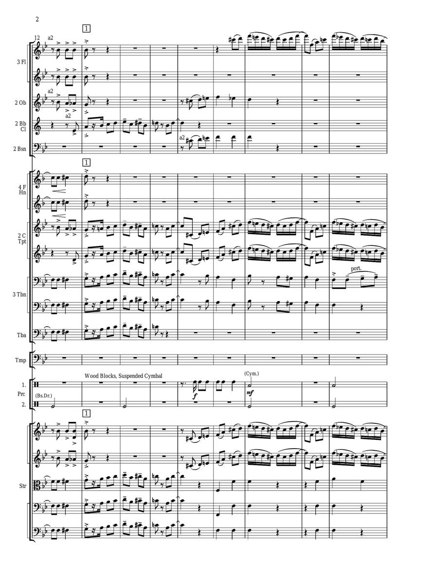 Declaration of Independence - Score Only Full Orchestra scores gallery preview page 2