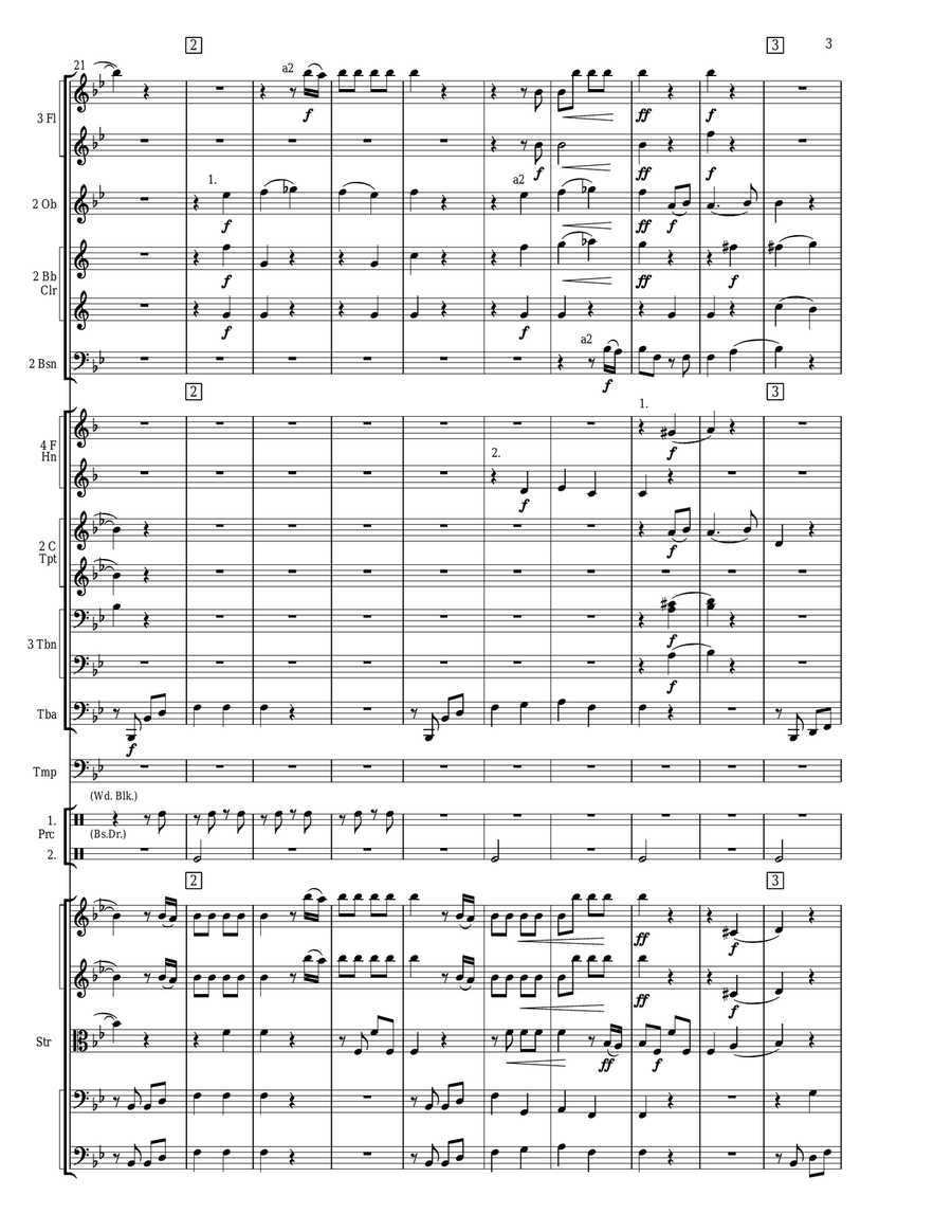 Declaration of Independence - Score Only Full Orchestra scores gallery preview page 3