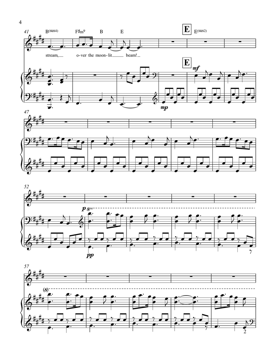 Star Traveler Piano, Vocal scores gallery preview page 5