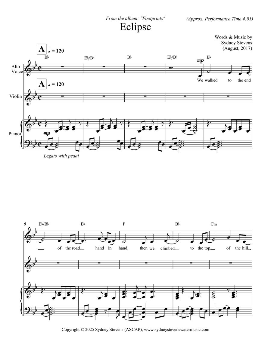 Eclipse Piano, Vocal scores gallery preview page 2