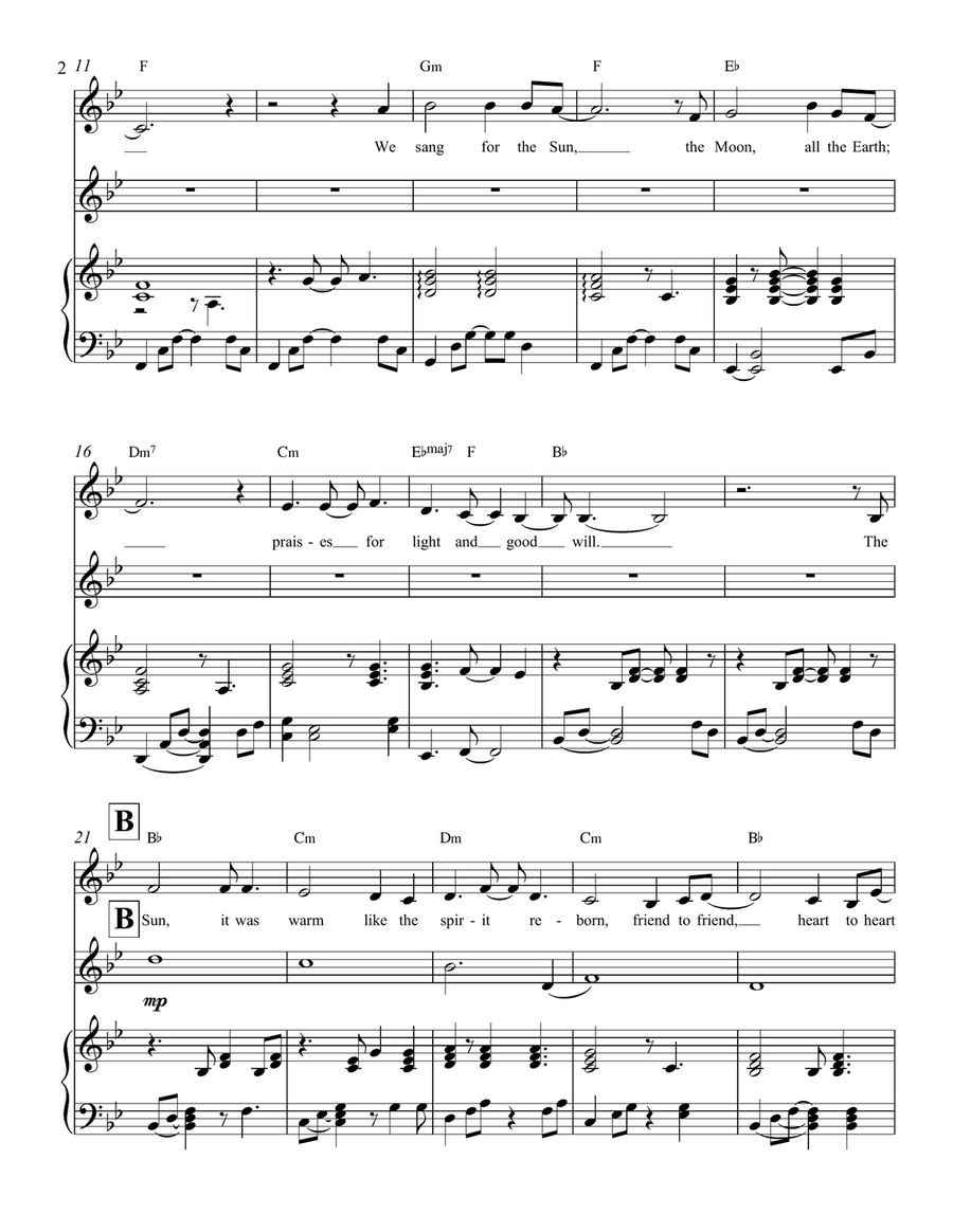 Eclipse Piano, Vocal scores gallery preview page 3