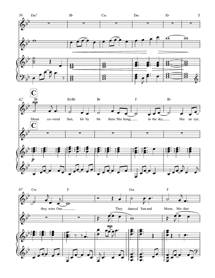Eclipse Piano, Vocal scores gallery preview page 6