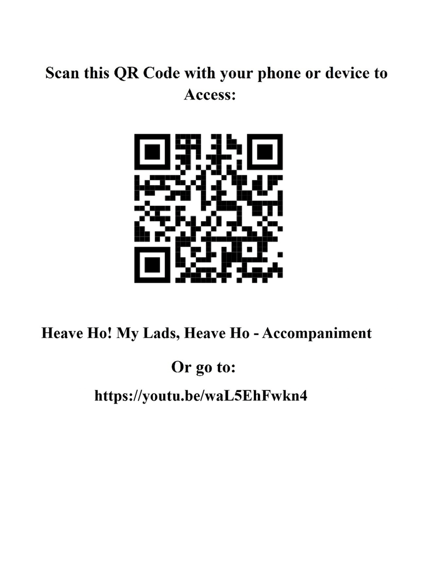 Heave Ho! My Lads, Heave Ho! - for Alto Sax./Baritone Sax. with Piano Accompaniment Baritone Saxophone scores gallery preview page 2