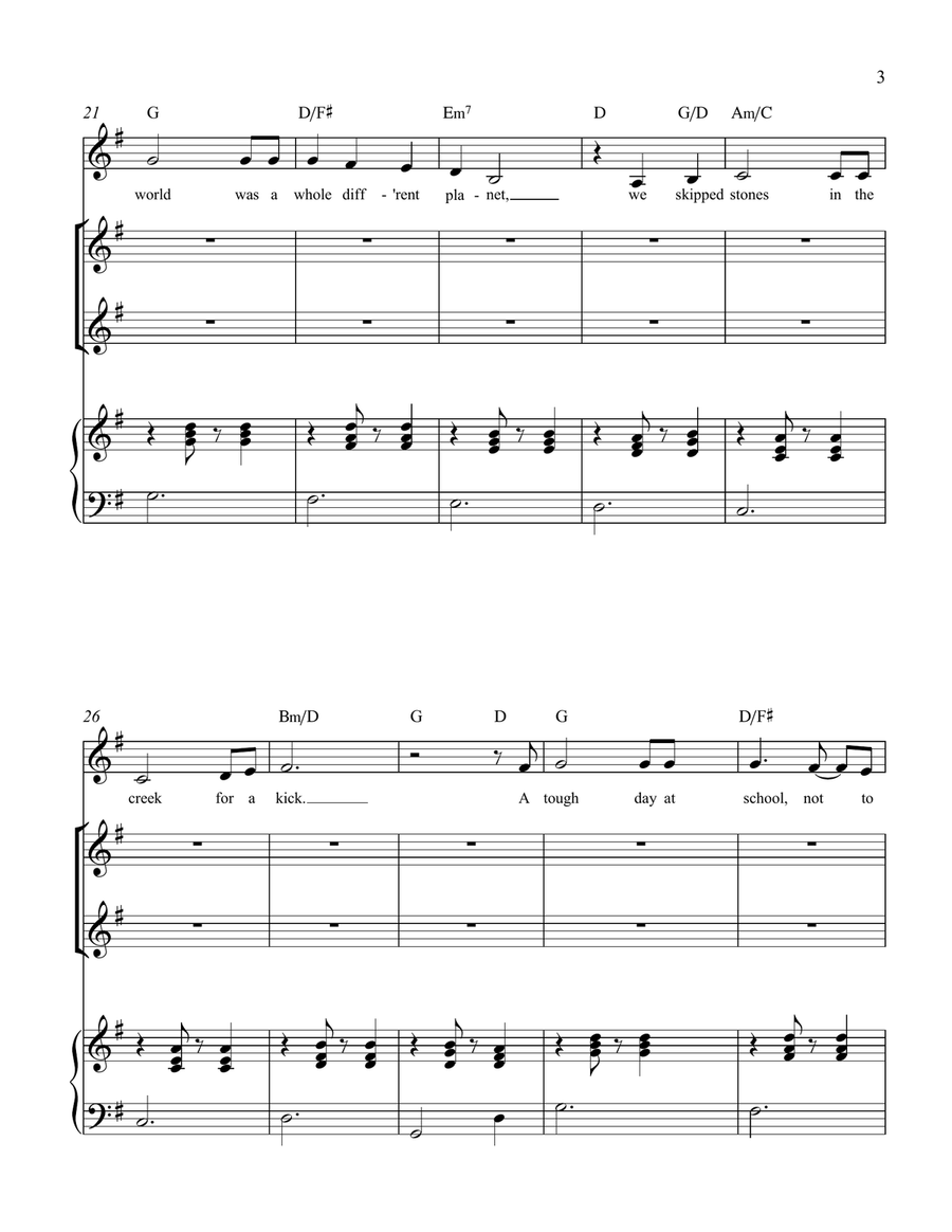 Winds of Change (Blue Jean Tuxedo) Piano, Vocal scores gallery preview page 4