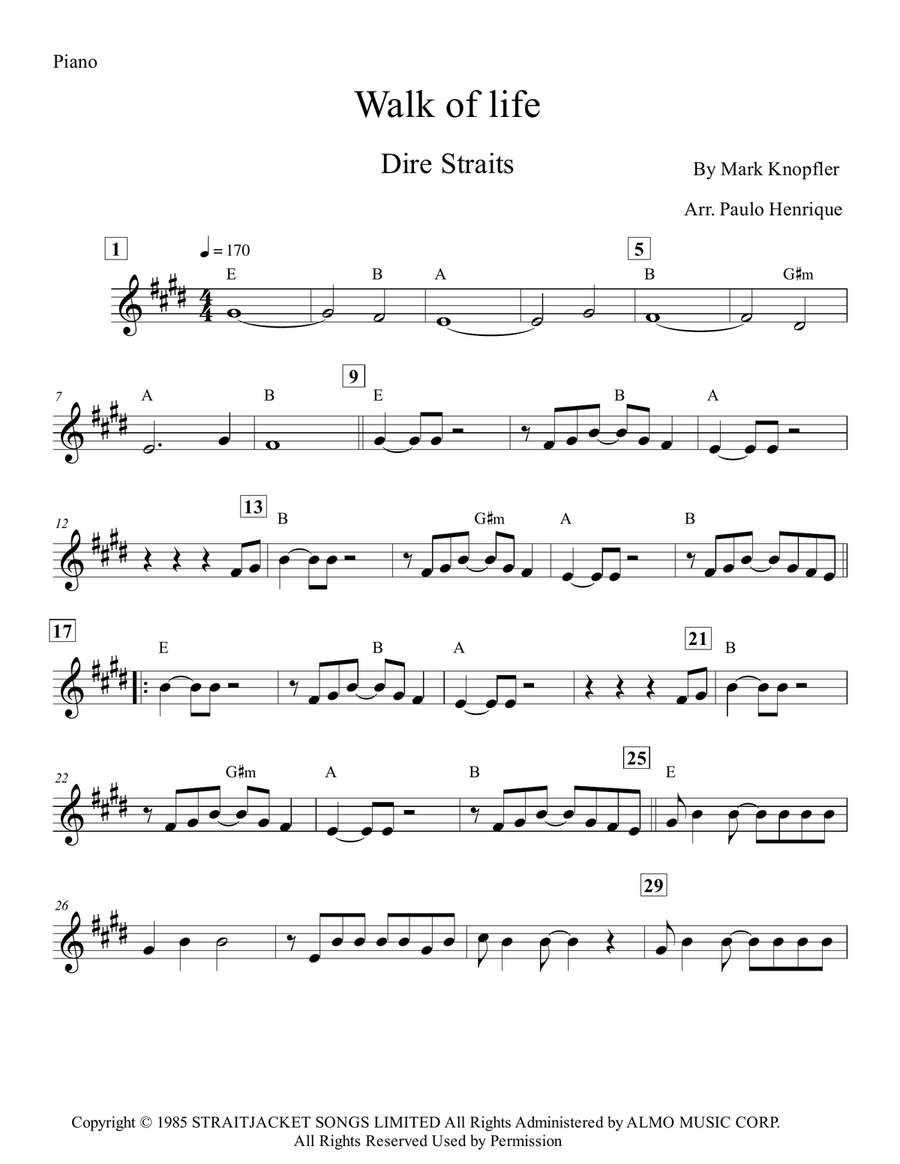Walk Of Life Walk Of Life Chamber Music scores gallery preview page 2