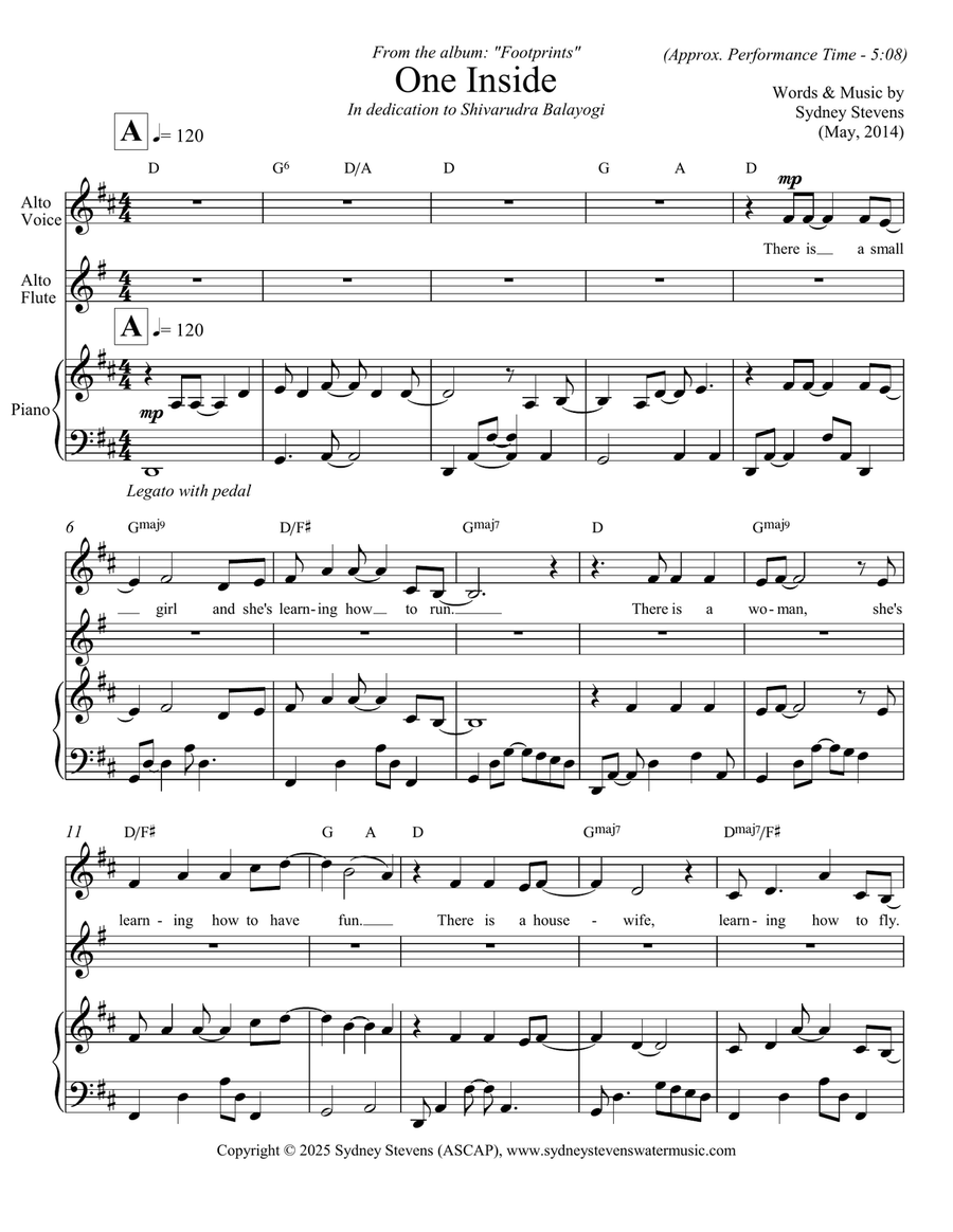 One Inside Piano, Vocal scores gallery preview page 2