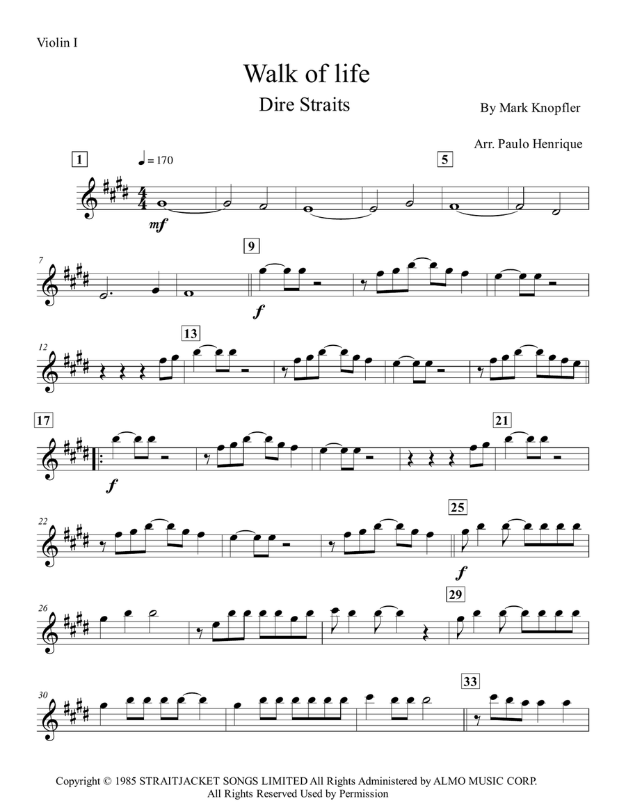 Walk Of Life Walk Of Life Chamber Music scores gallery preview page 2