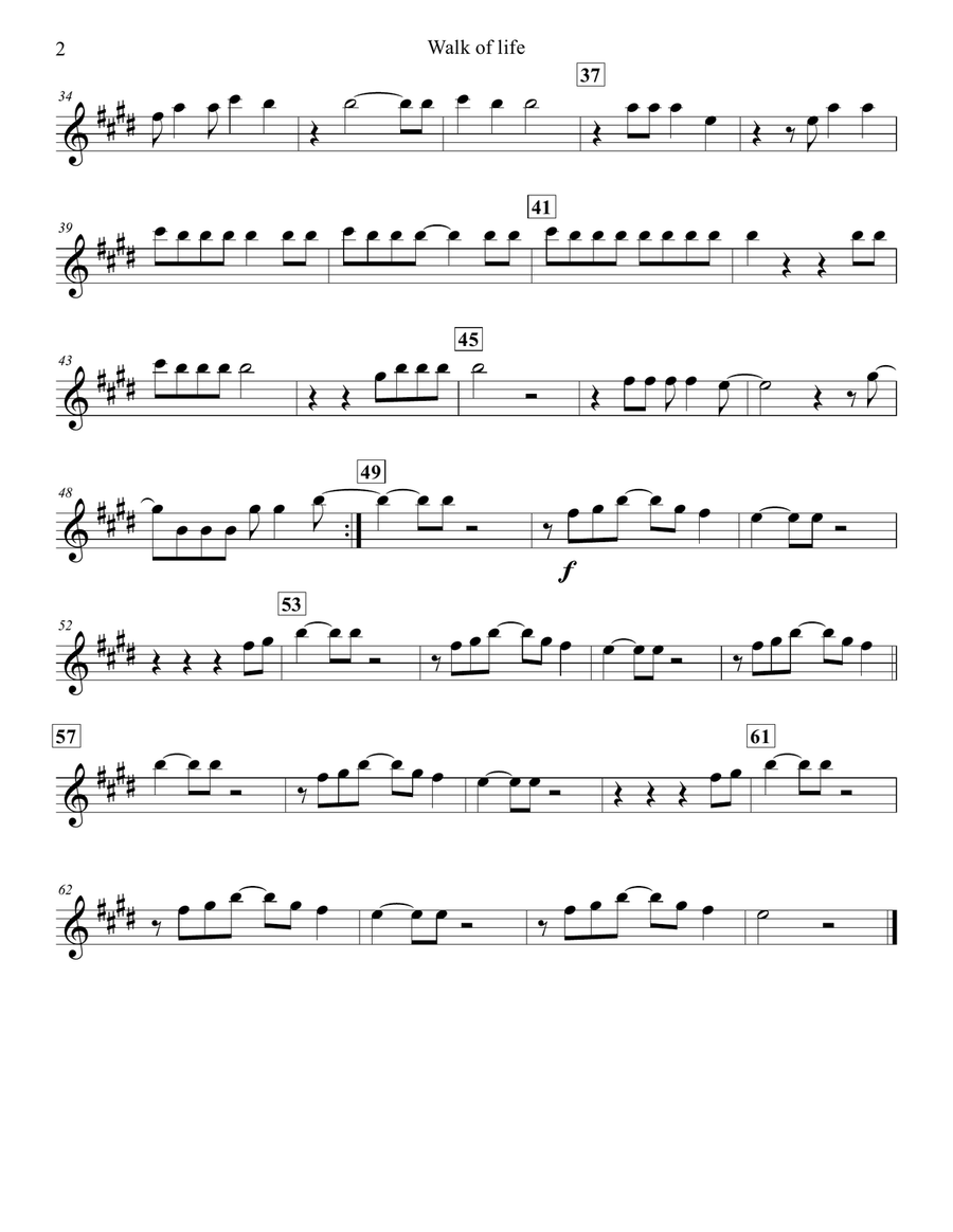 Walk Of Life Walk Of Life Chamber Music scores gallery preview page 3