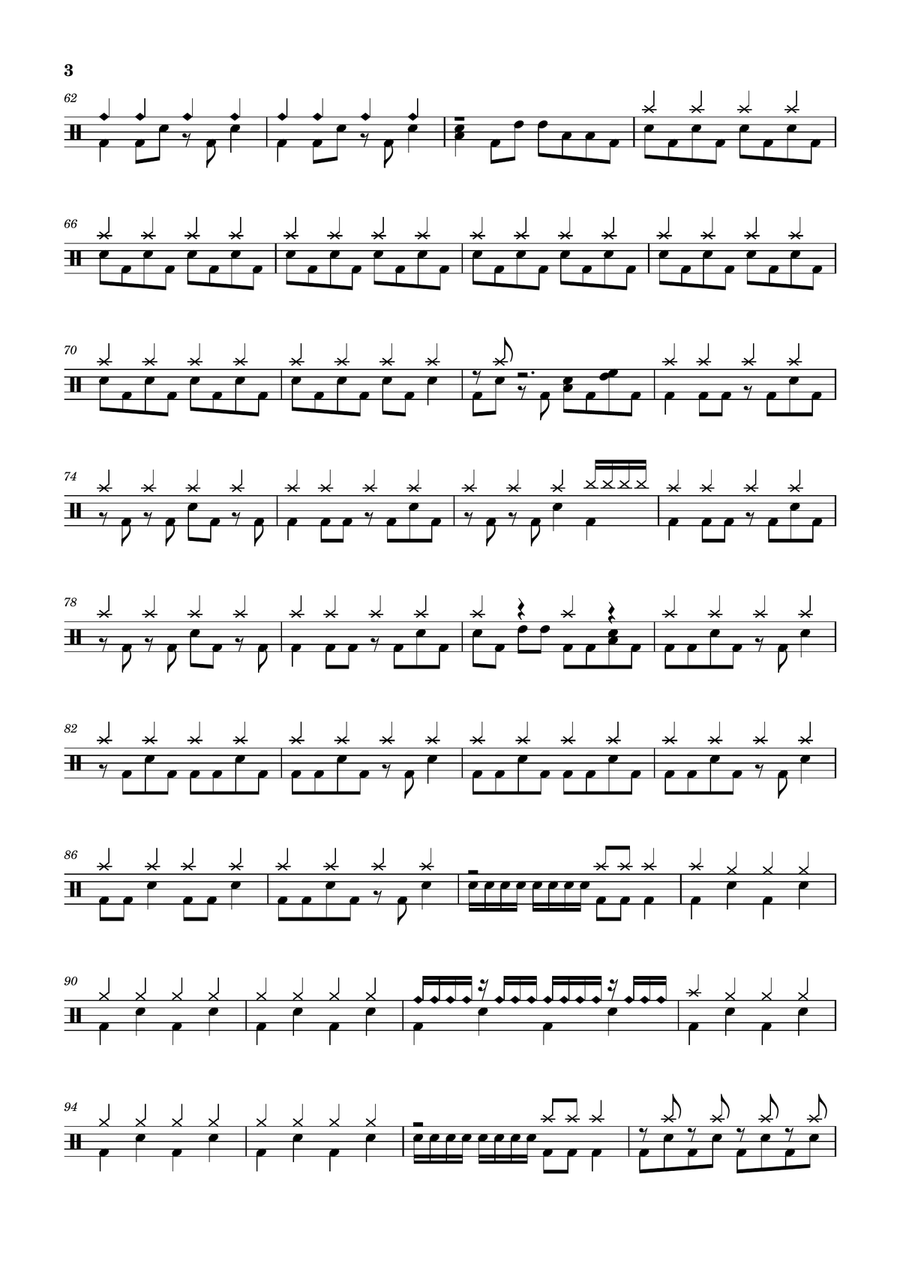 Almost Easy Almost Easy Drum Set scores gallery preview page 3