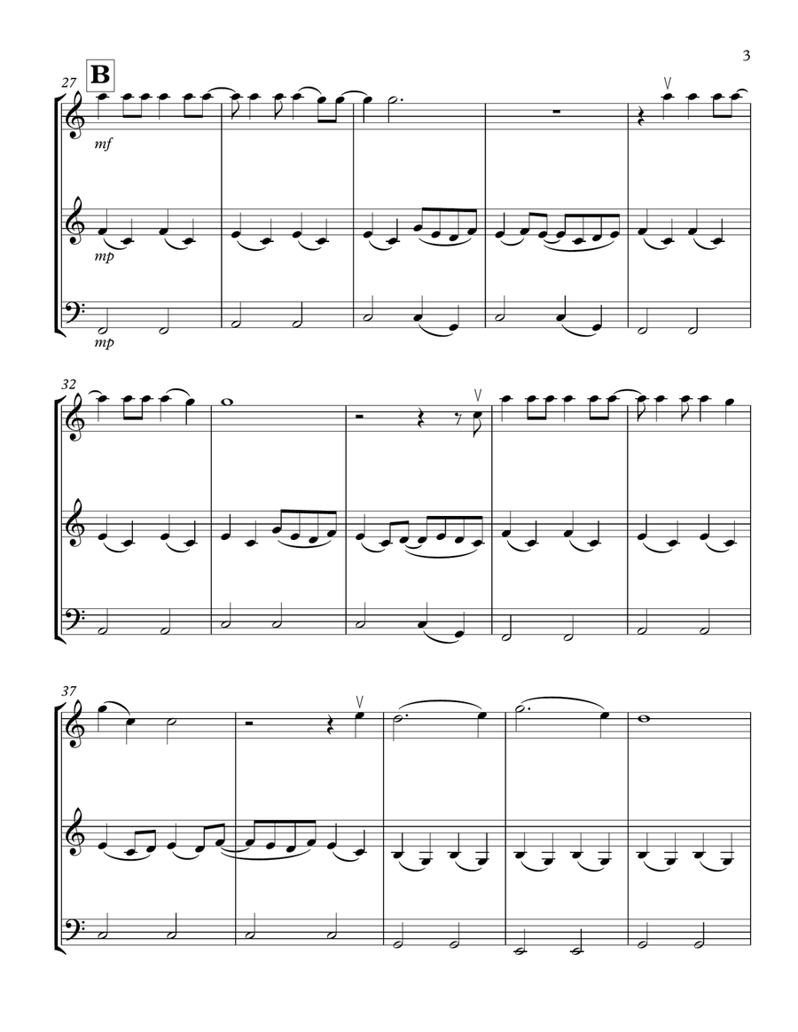 Faithfully String Trio scores gallery preview page 3