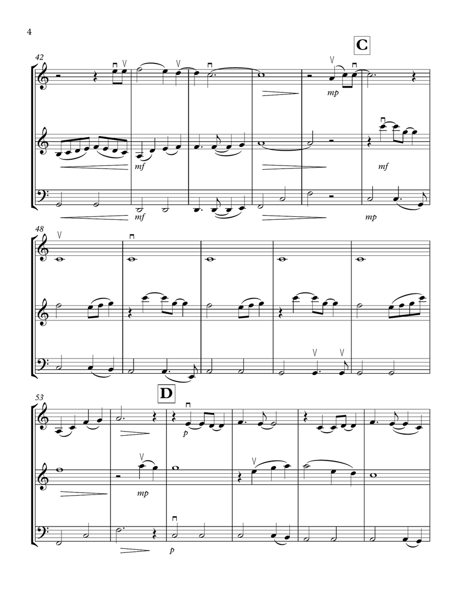Faithfully String Trio scores gallery preview page 4
