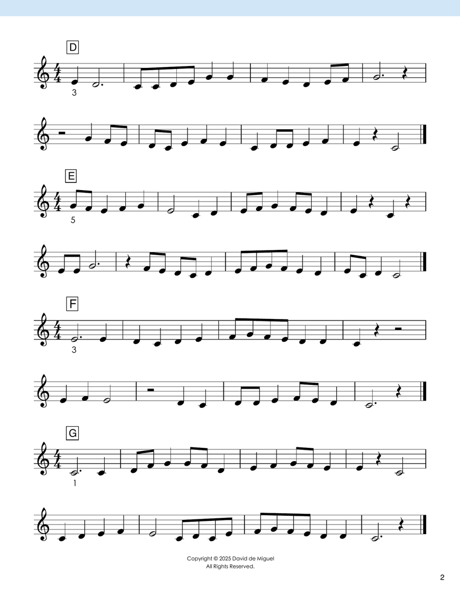 Sight-Reading Challenge For Pianists Volume 2 Piano Method scores gallery preview page 6