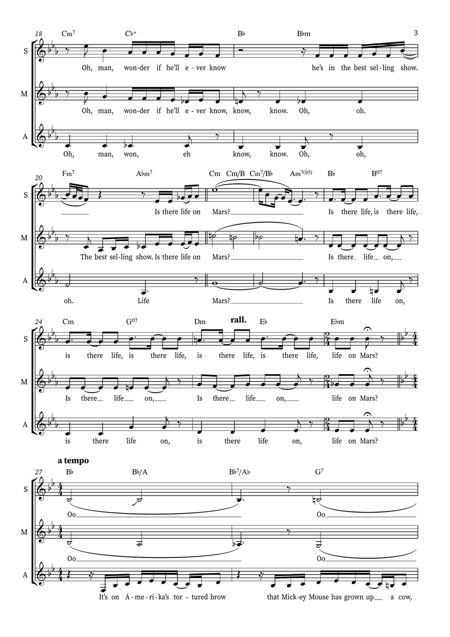 Life On Mars Life On Mars SSA scores gallery preview page 3
