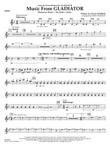 Music from Gladiator (arr. John Wasson) - Oboe
