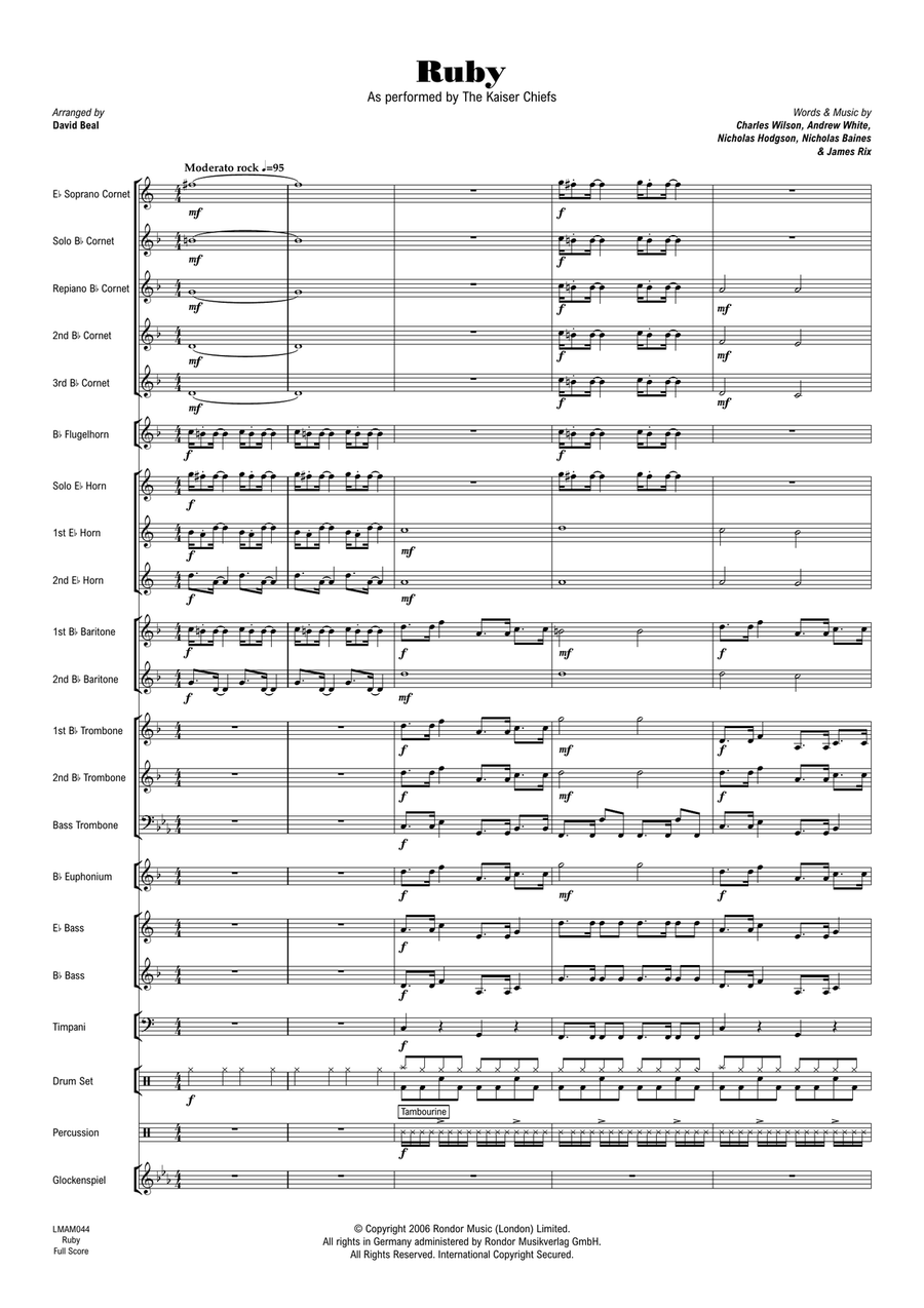 Ruby Brass Band scores gallery preview page 2